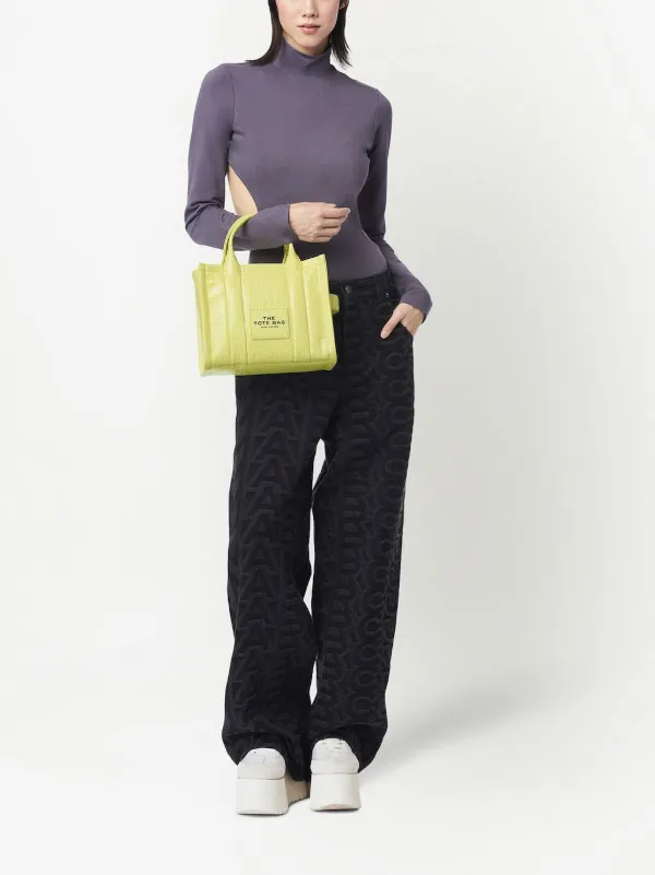 Marc Jacobs ザ クロコエンボス トートバッグ S | イエロー