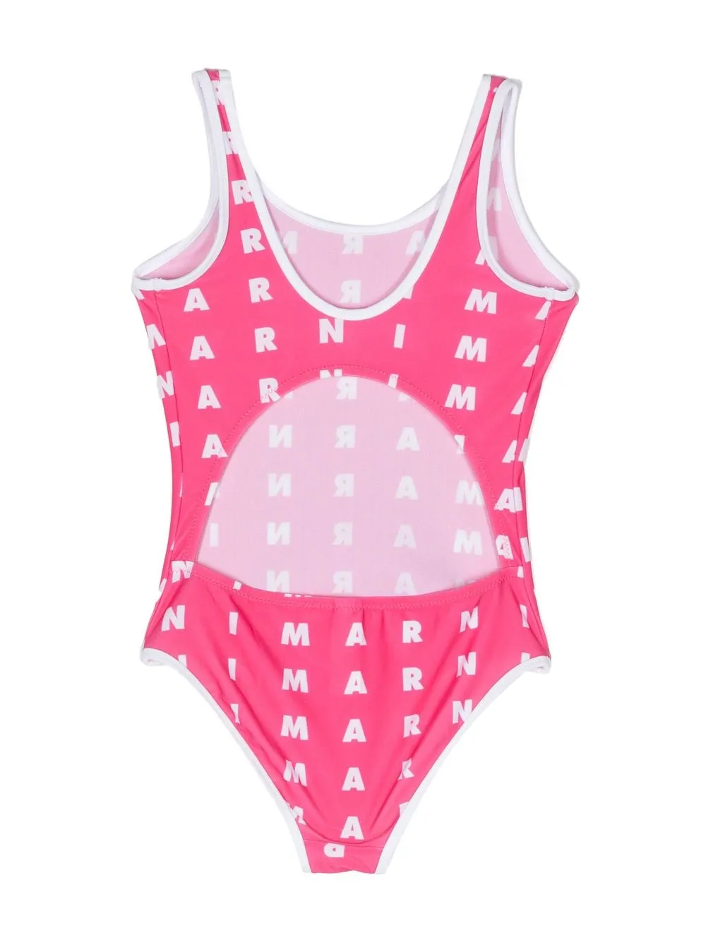 Marni Kids Badpak met logoprint - Roze