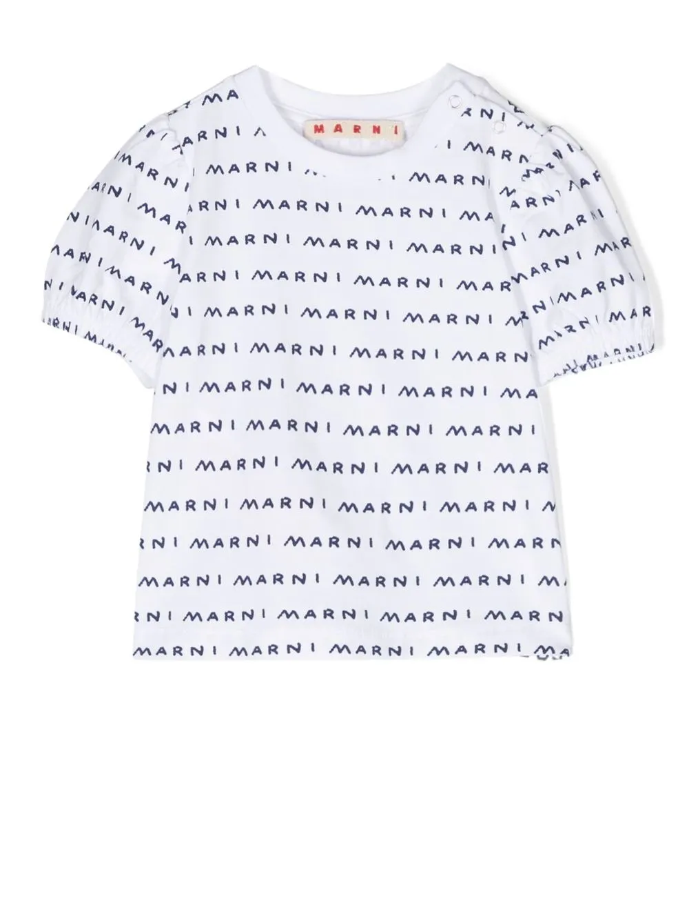 

Marni Kids logo-print short-sleeve T-shirt - White