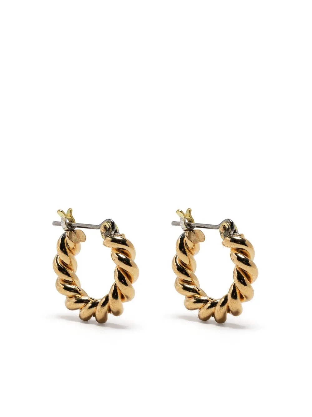 

Laura Lombardi twisted half-hoop earrings - Gold