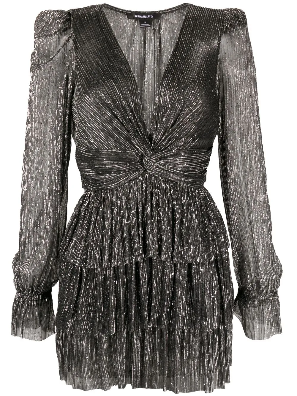 

Sabina Musayev Felicie sequin-embellished minidress - Black