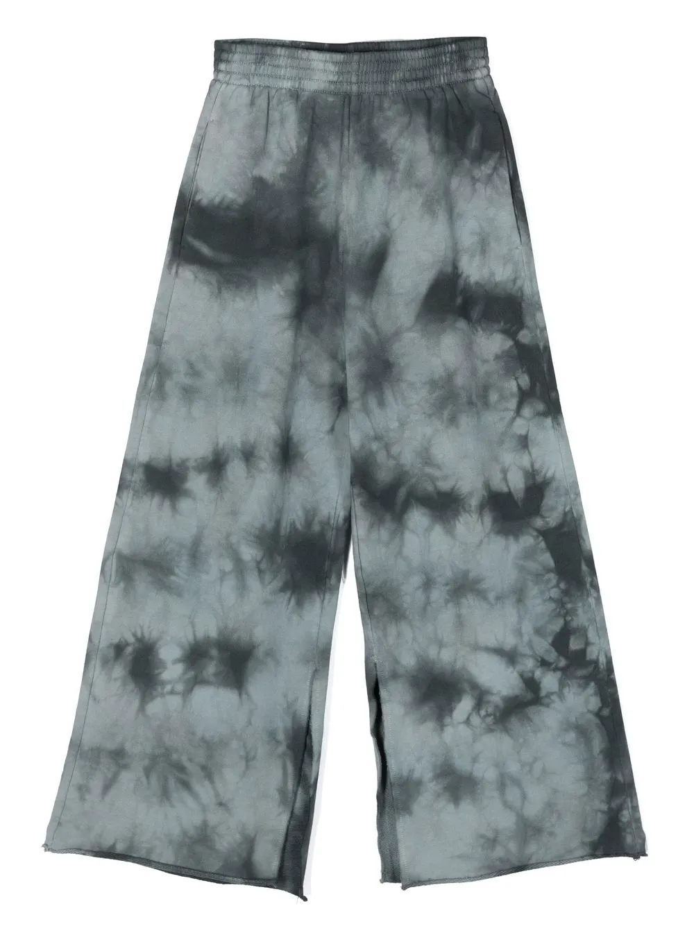 

MM6 Maison Margiela Kids tie-dye wide-leg trousers - Grey