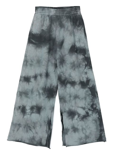 MM6 Maison Margiela Kids tie-dye wide-leg trousers