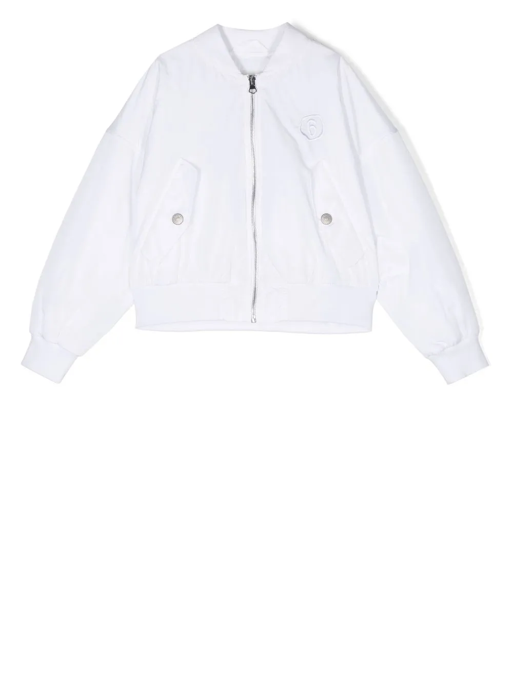 MM6 MAISON MARGIELA LOGO-EMBROIDERED BOMBER JACKET