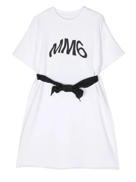 MM6 Maison Margiela Kids платье-футболка с логотипом