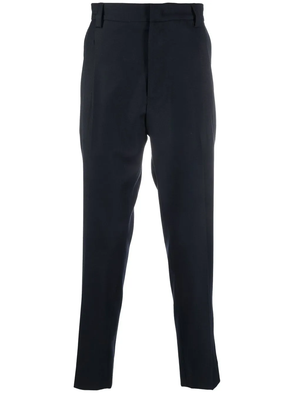 

Low Brand tapered dart-detail trousers - Blue