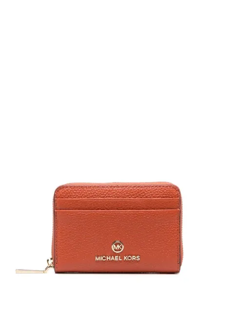Jet Small pebbled leather wallet