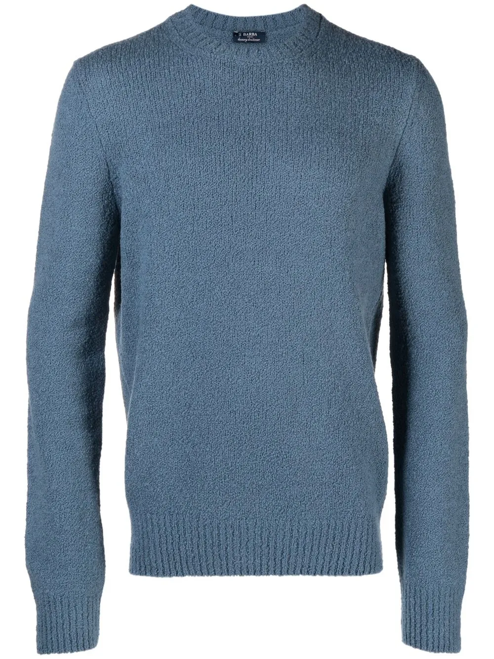 

Barba ribbed-knit crew-neck jumper - Blue