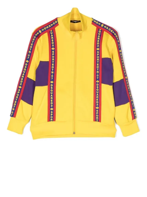 DSQUARED2 KIDS colour-block bomber jacket