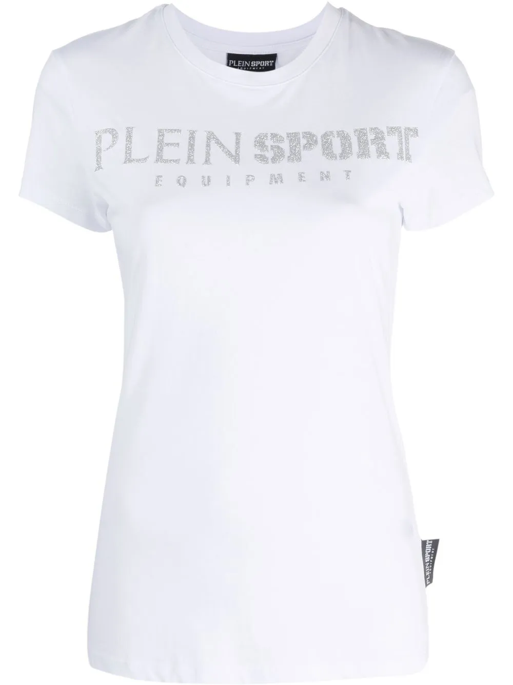 

Plein Sport logo-print cotton T-shirt - White