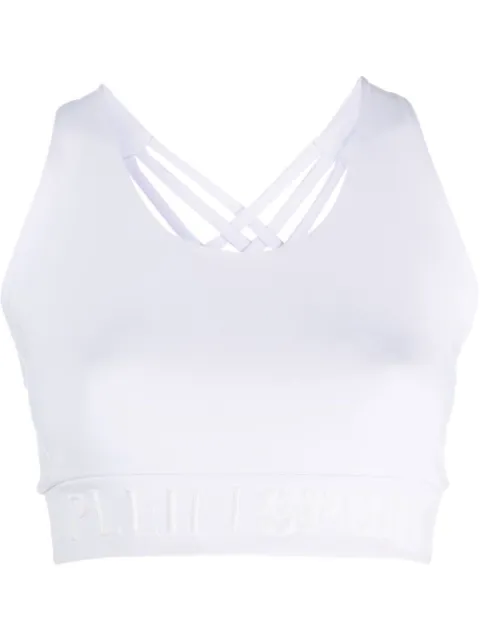 Plein Sport bra deportivo con tiras cruzadas