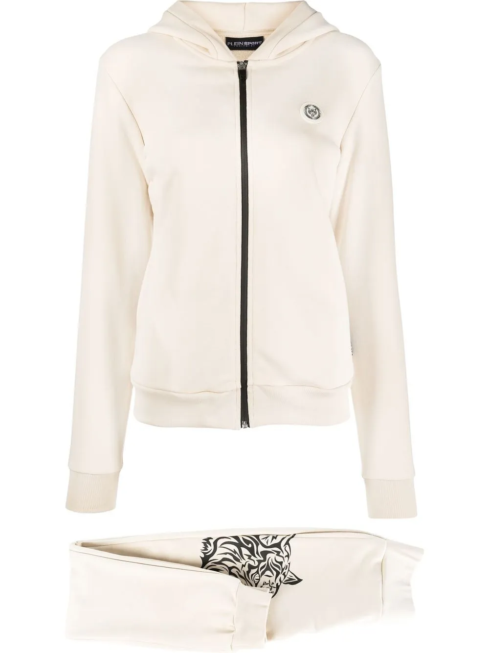 

Plein Sport logo-print jogging tracksuit - Neutrals