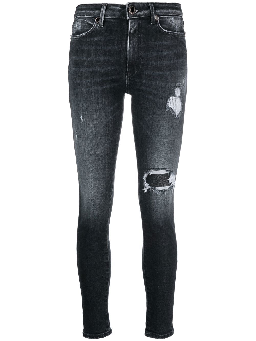 Dondup Jeans Skinny Modelllo Iris Bot Riv Gioie In 黑色