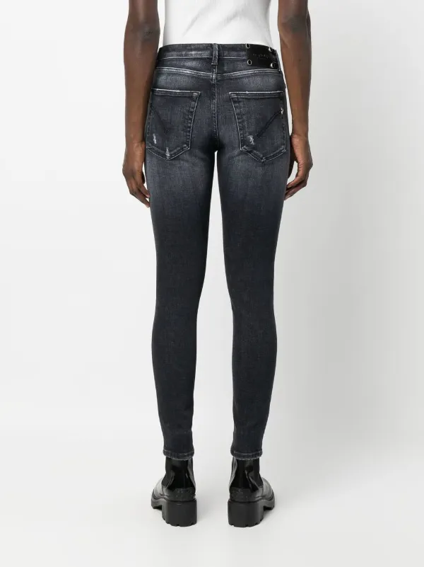 Jeans skinny hot sale con strappi