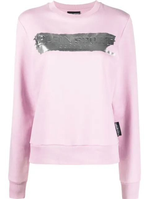 Plein Sport crew-neck logo-print sweatshirt