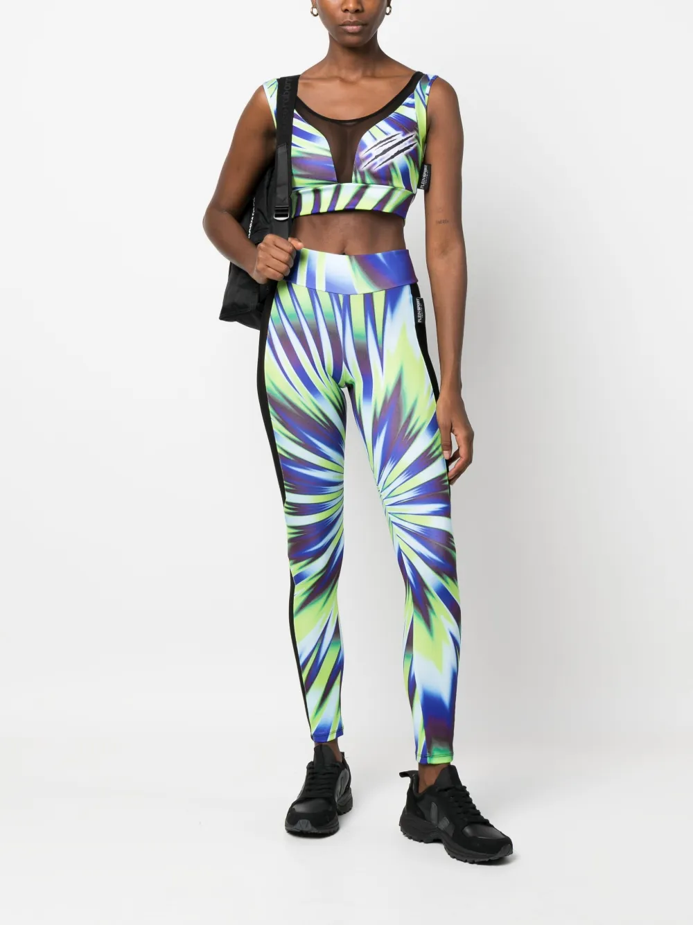 Plein Sport High waist legging - Groen