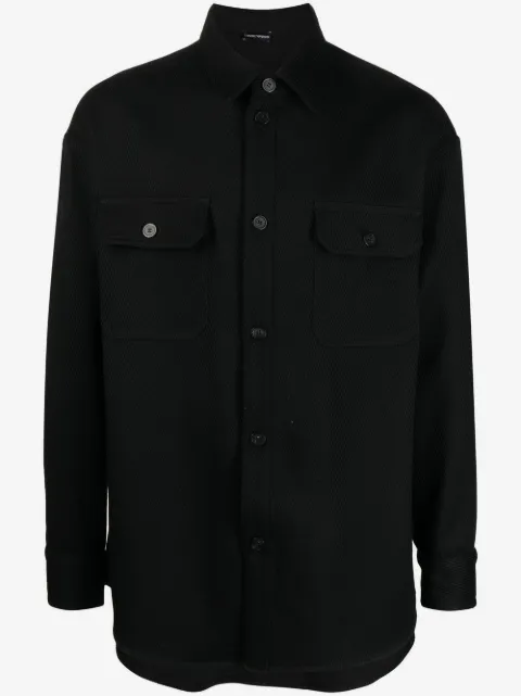 Emporio Armani woollen shirt jacket