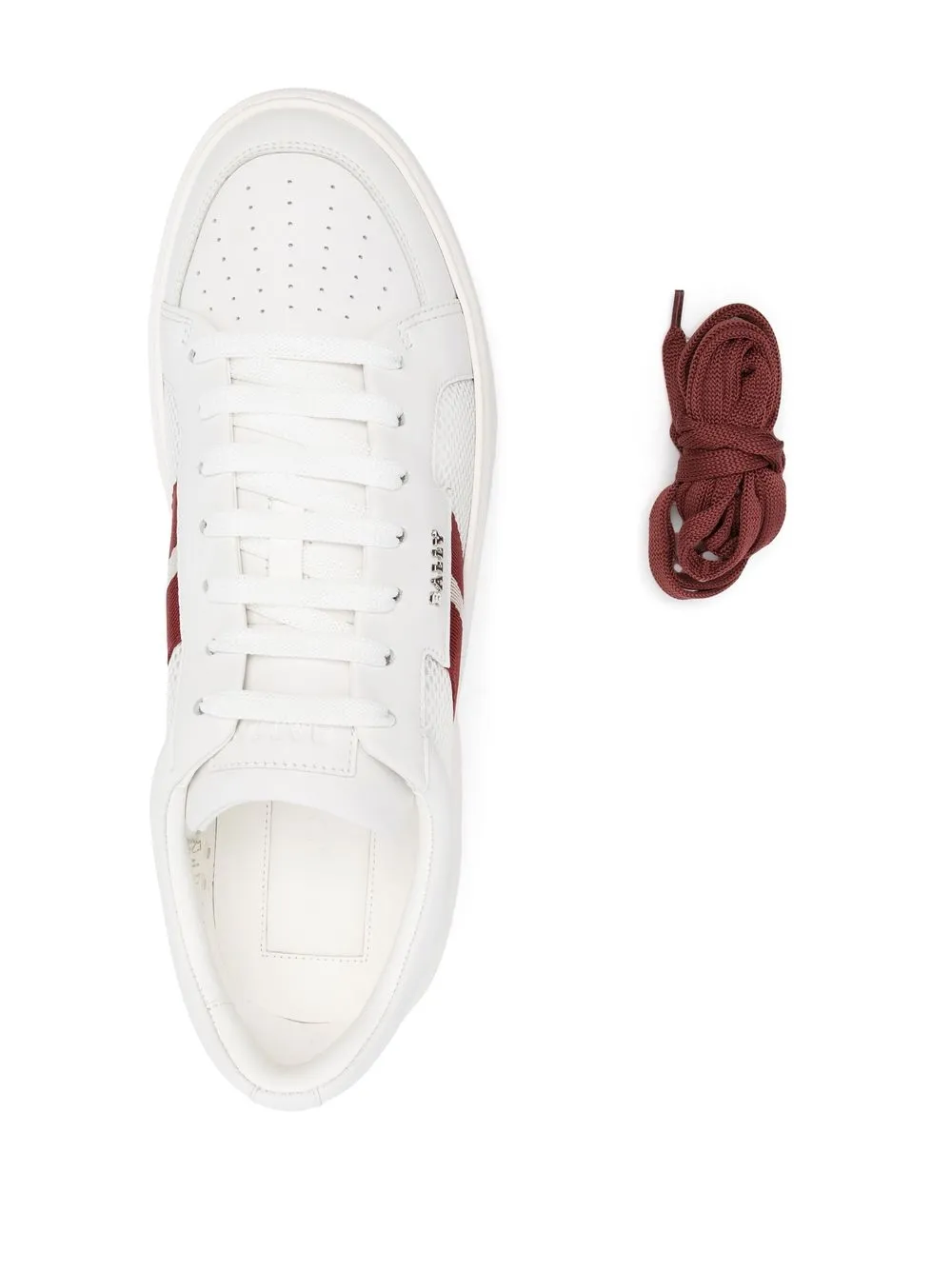 Shop Bally Mely Low-top Sneakers In 白色