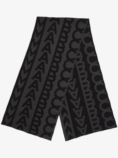 Marc Jacobs The Monogram knit scarf