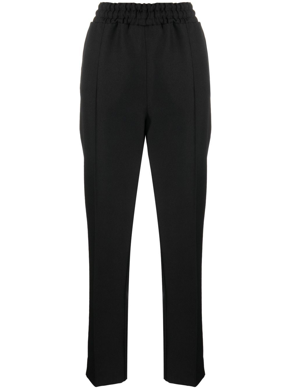 Philosophy Di Lorenzo Serafini High-rise Straight-leg Trousers In 黑色