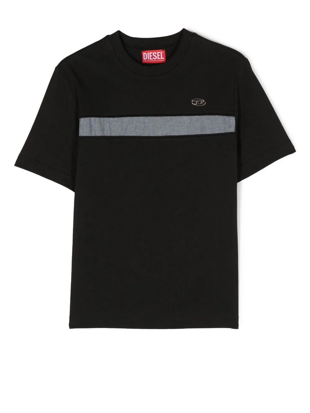 

Diesel Kids panelled crew neck T-shirt - Black