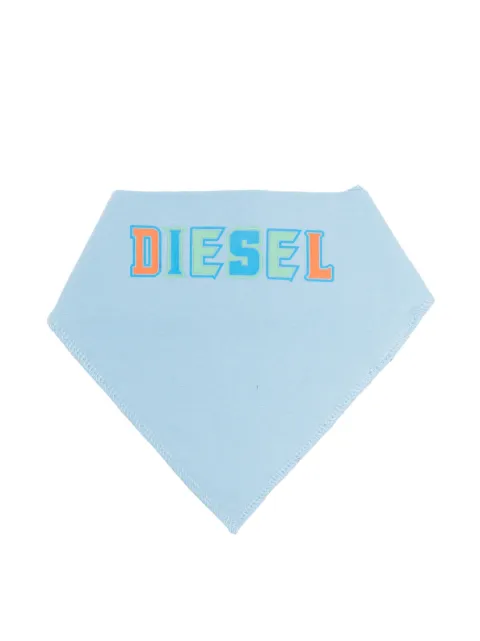 Diesel Kids logo-print cotton bib