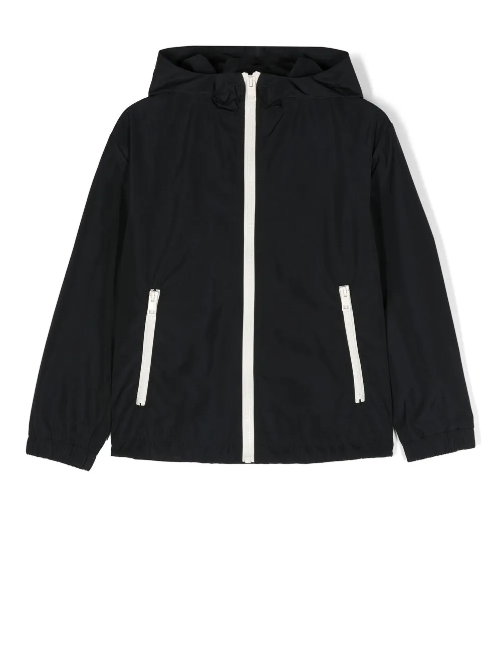 

Diesel Kids logo-print hooded jacket - Black