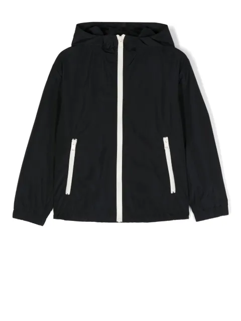Diesel Kids logo-print hooded jacket