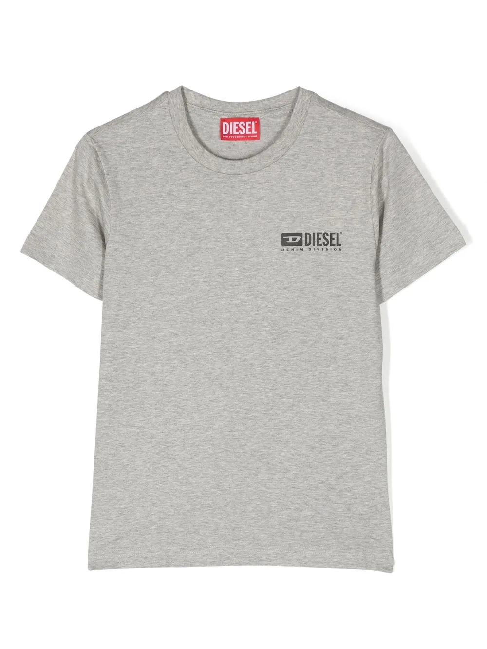 

Diesel Kids playera con logo estampado - Gris
