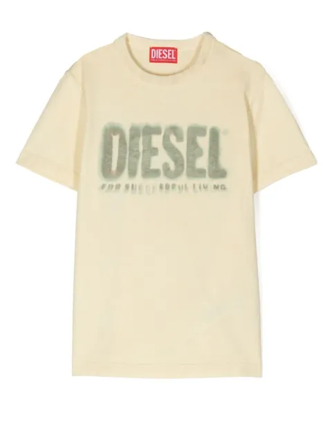 Diesel Kids logo-print cotton T-shirt