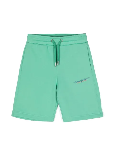 Diesel Kids logo-print track shorts