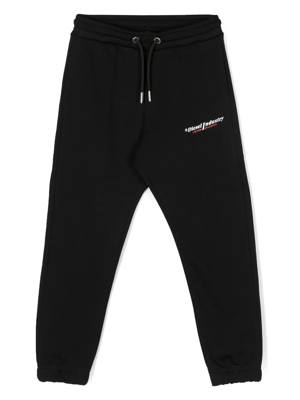 

Diesel Kids pants con logo estampado - Negro