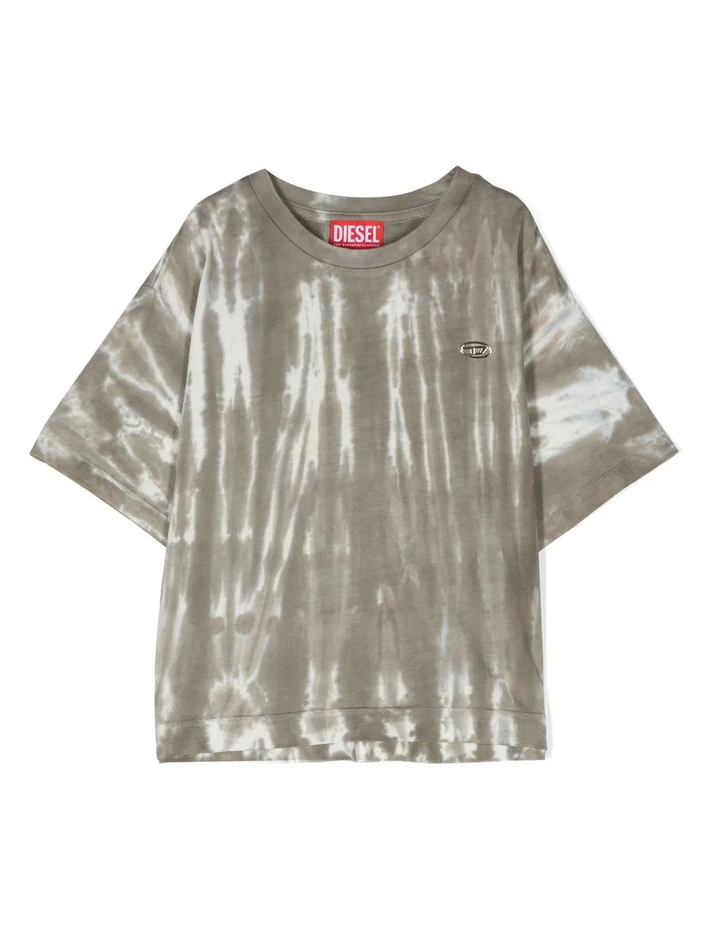 

Diesel Kids tie dye-print cotton T-shirt - Verde