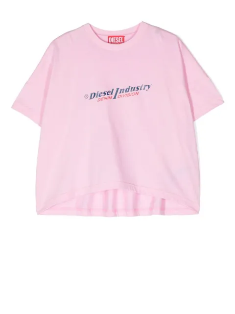 Diesel Kids 디젤 키즈 로고 프린트 티셔츠