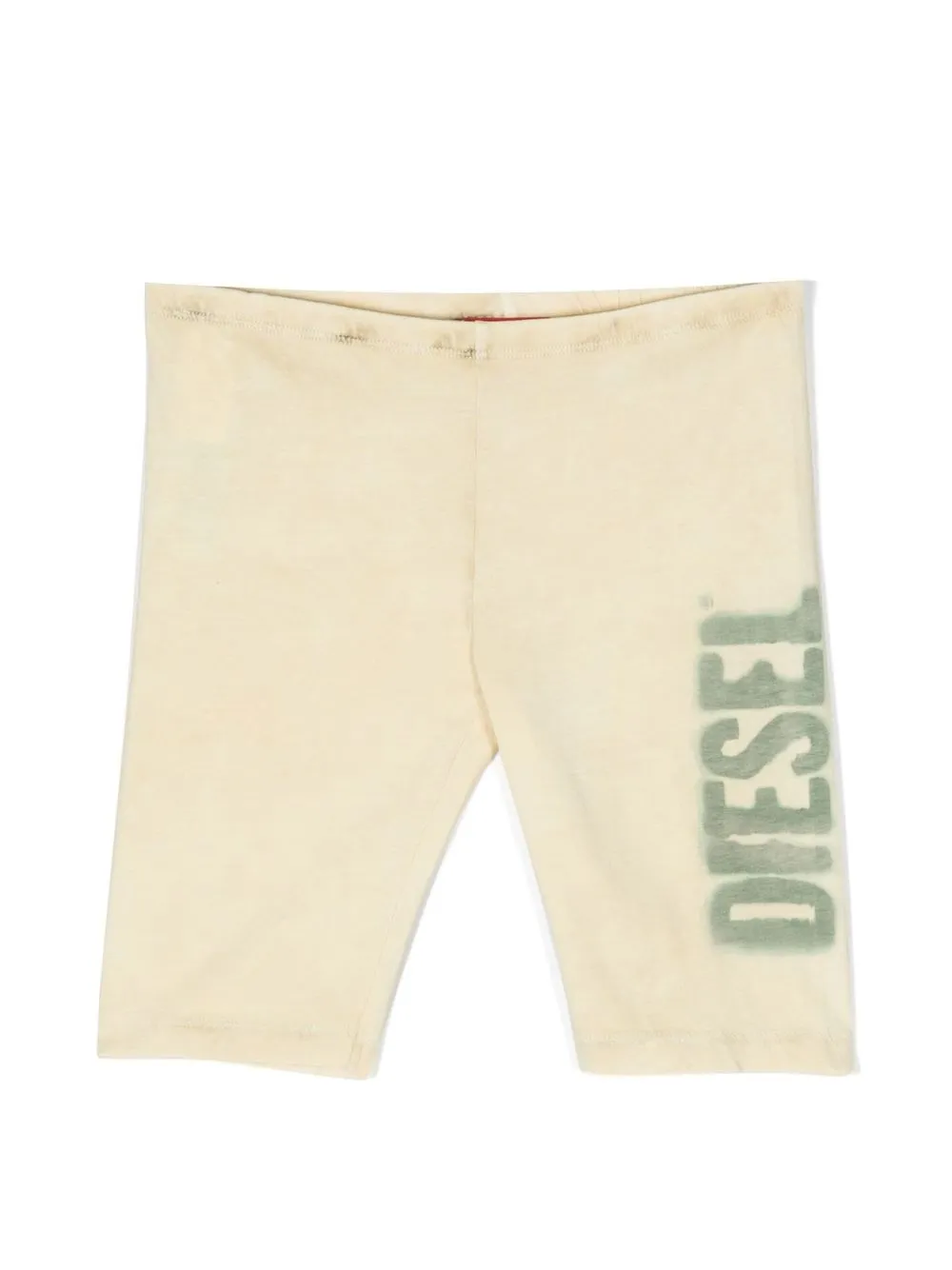 

Diesel Kids logo-print cotton cycle shorts - Yellow