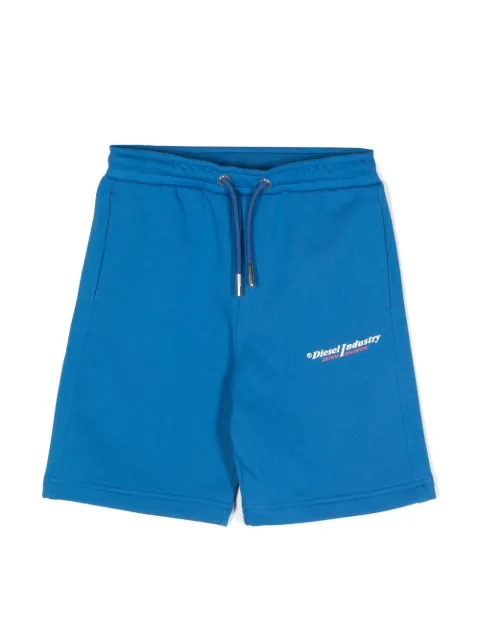 Diesel Kids logo-print track shorts