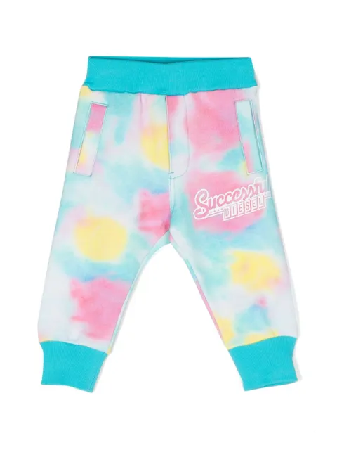 Diesel Kids Pjanb tie-dye track pants