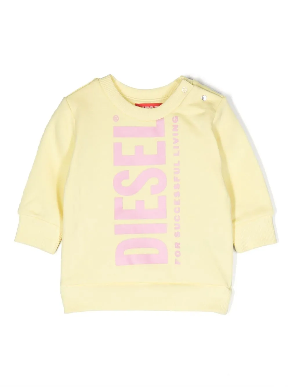 

Diesel Kids logo-print detail sweatshirt - Yellow