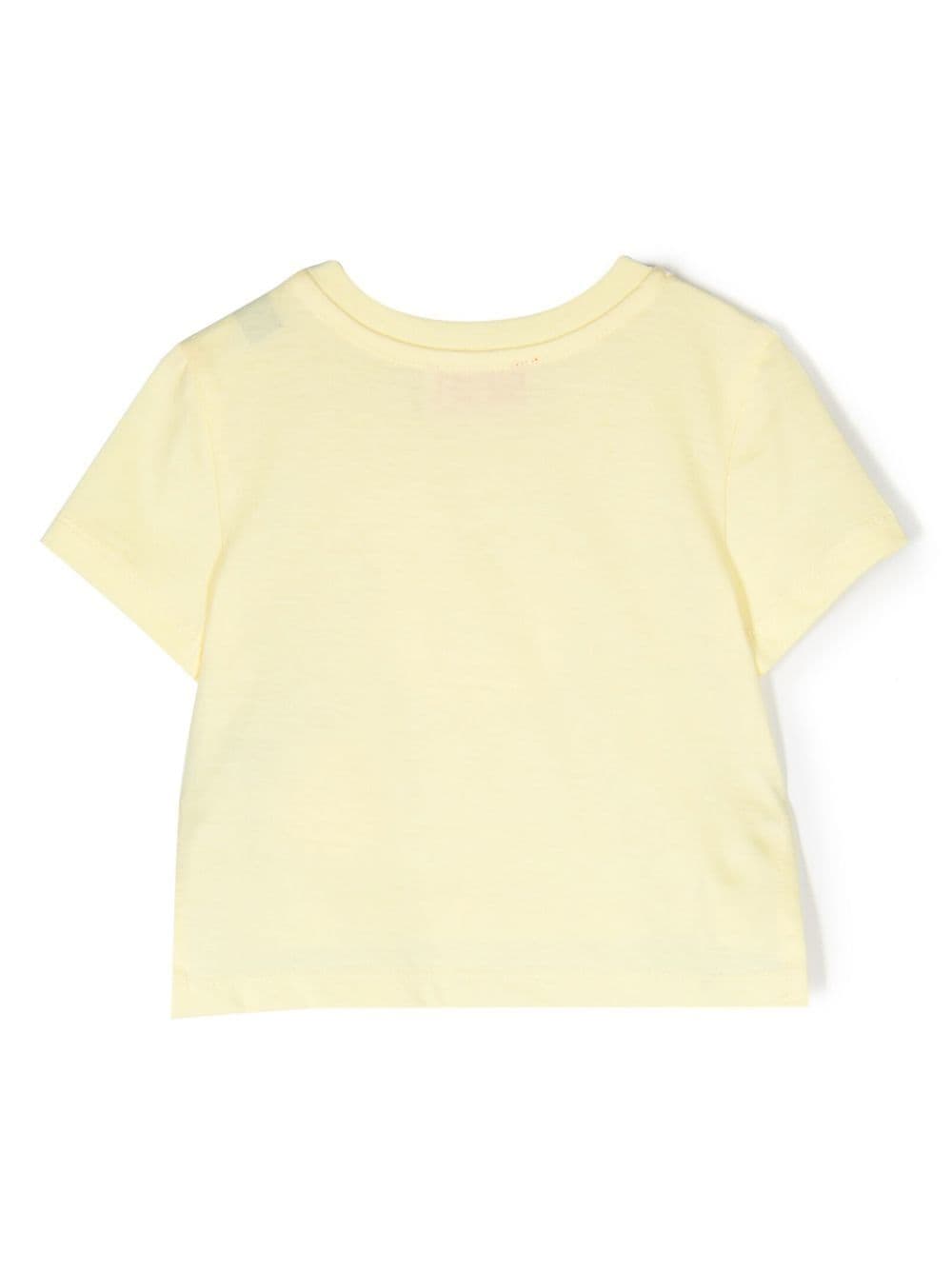 Shop Diesel Shoulder Fastening T-shirt In Yellow
