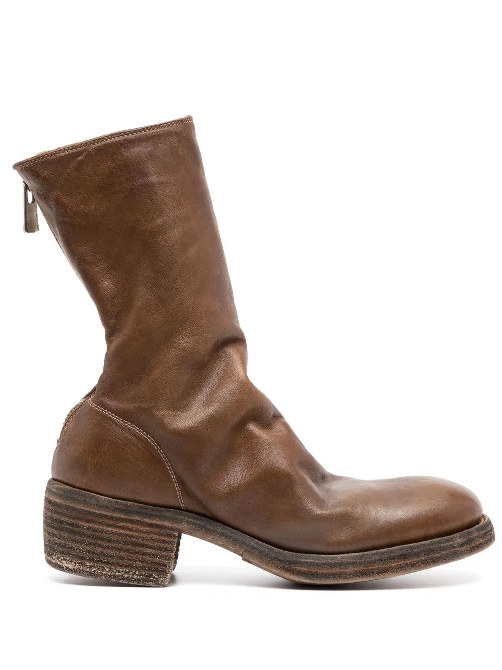 

Guidi botas con suela gruesa - Marrón