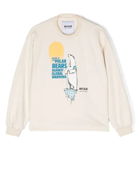 MYAR KIDS graphic-print sweatshirt