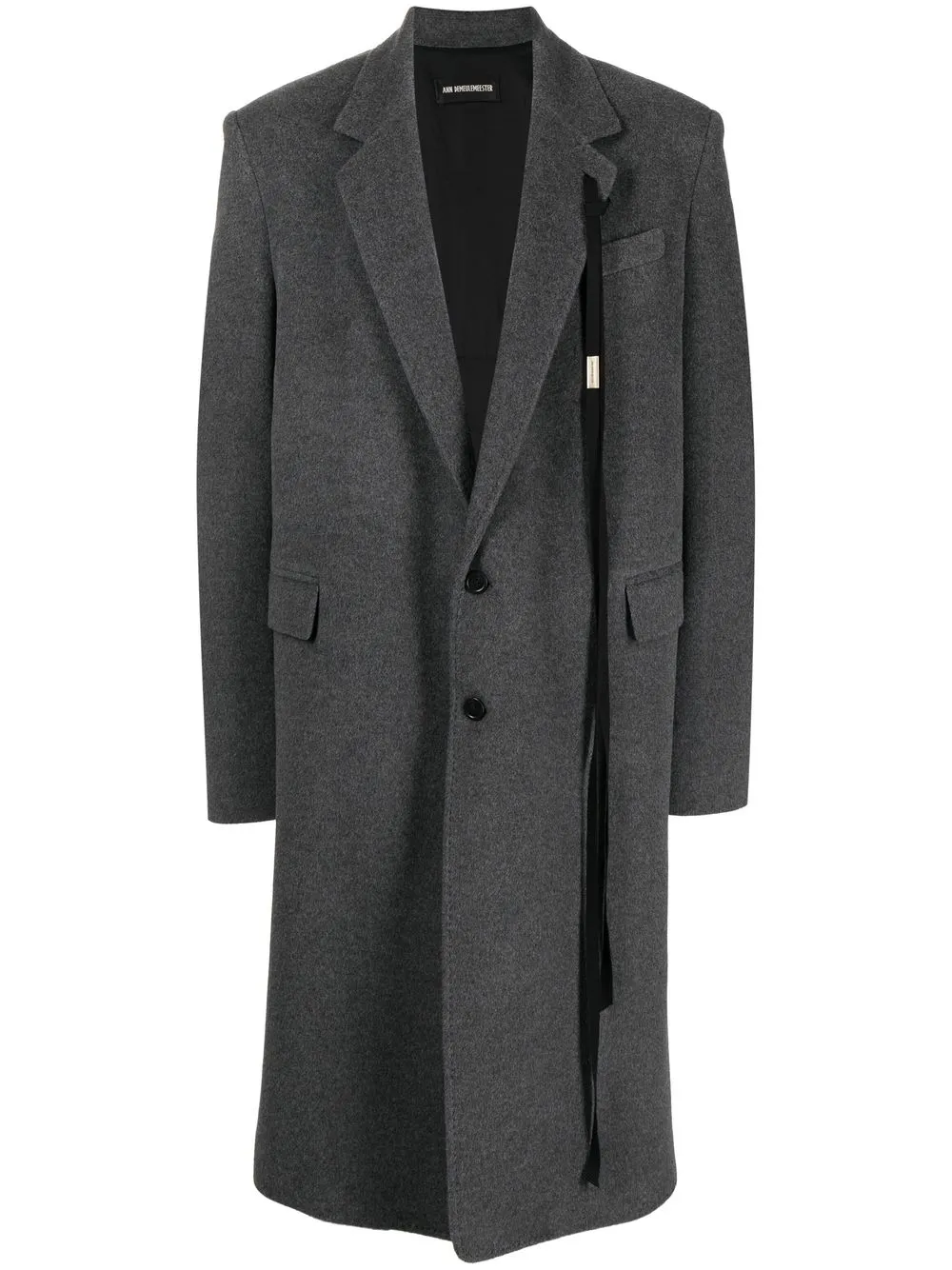 

Ann Demeulemeester oversized single-breasted coat - Grey