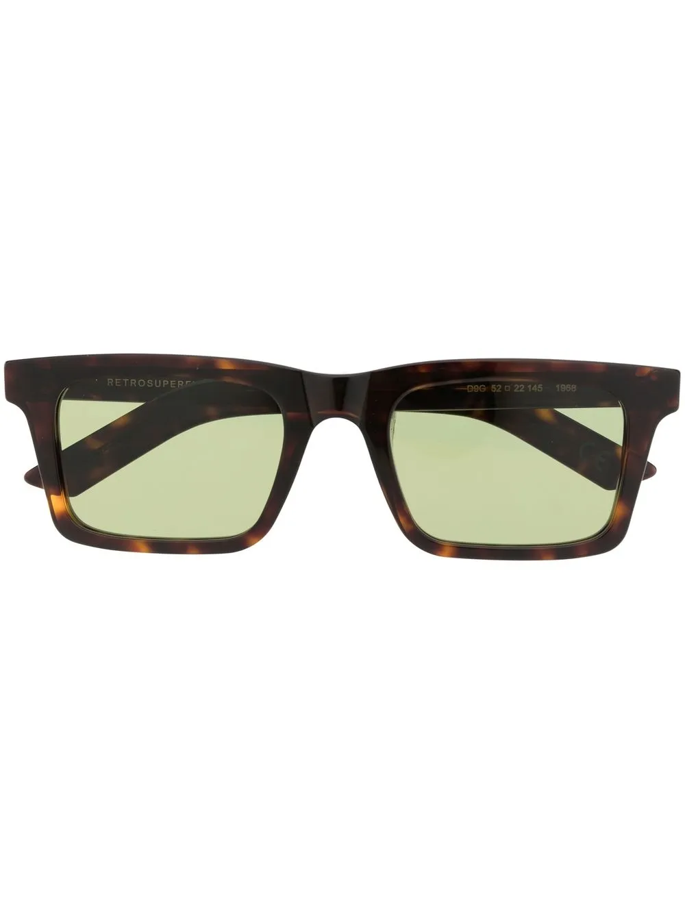 

Retrosuperfuture tortoiseshell-effect square-frame sunglasses - Brown