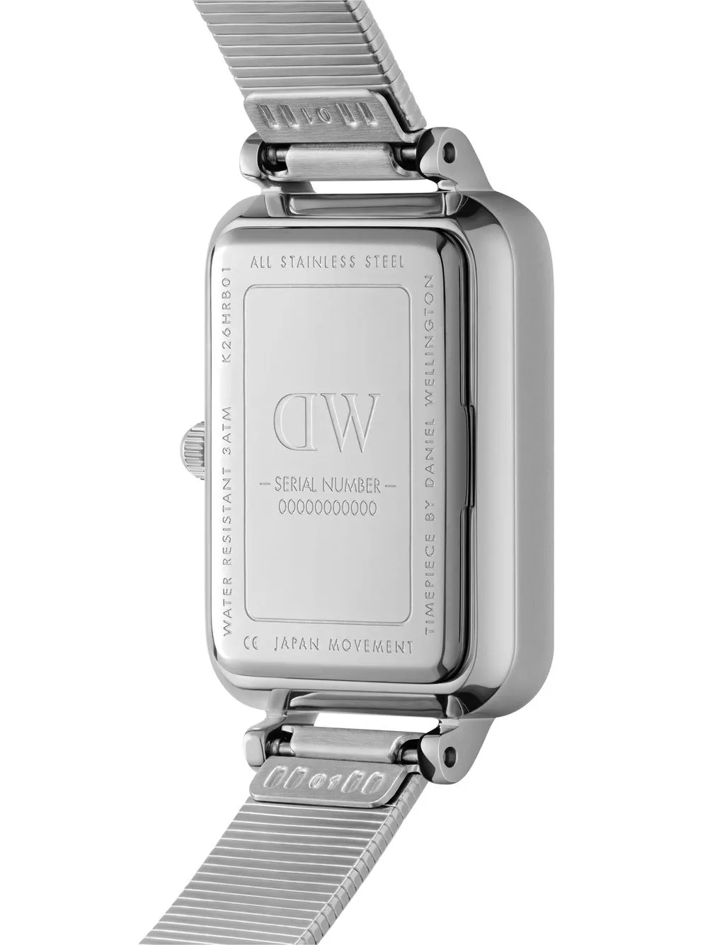  Daniel Wellington Quadro Pressed Studio Lumine 26mm   Weiß 
