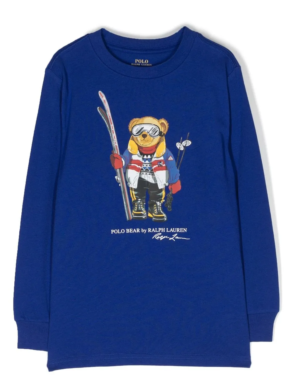 

Ralph Lauren Kids sudadera con estampado Polo Bear - Azul