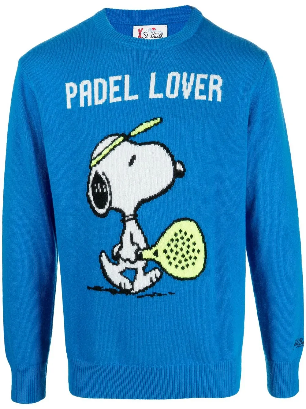

MC2 Saint Barth Snoopy-print knit jumper - Blue