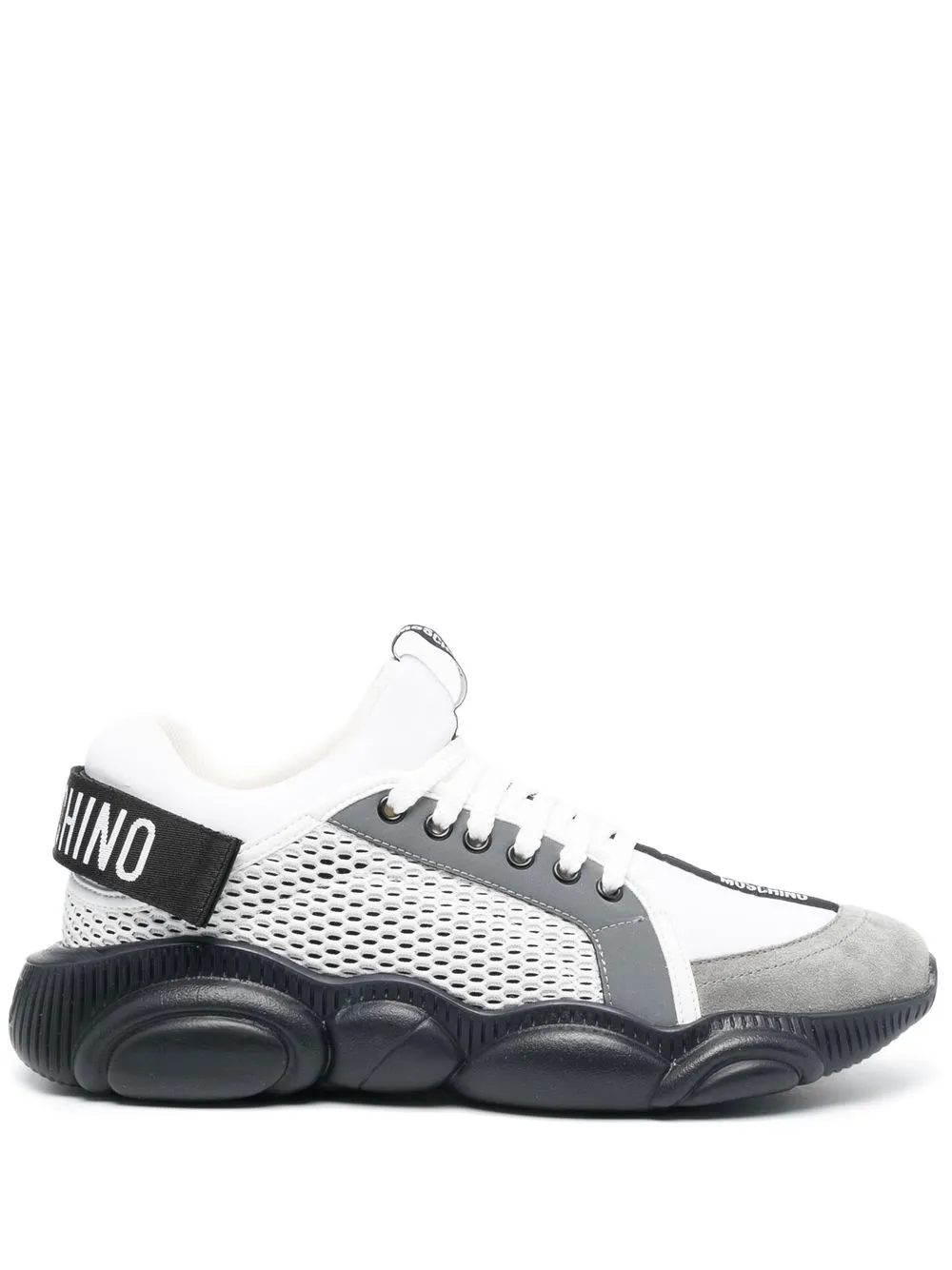 

Moschino colour-block low-top sneakers - White
