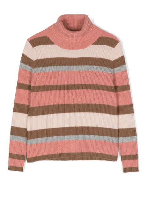 Il Gufo virgin wool striped jumper