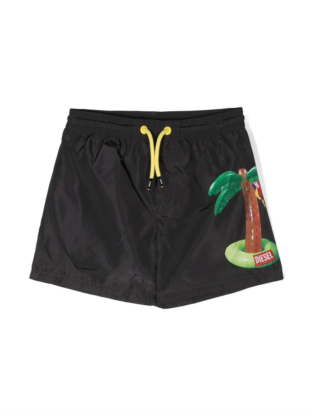 

Diesel Kids inflatable palm tree swim trunks - Black