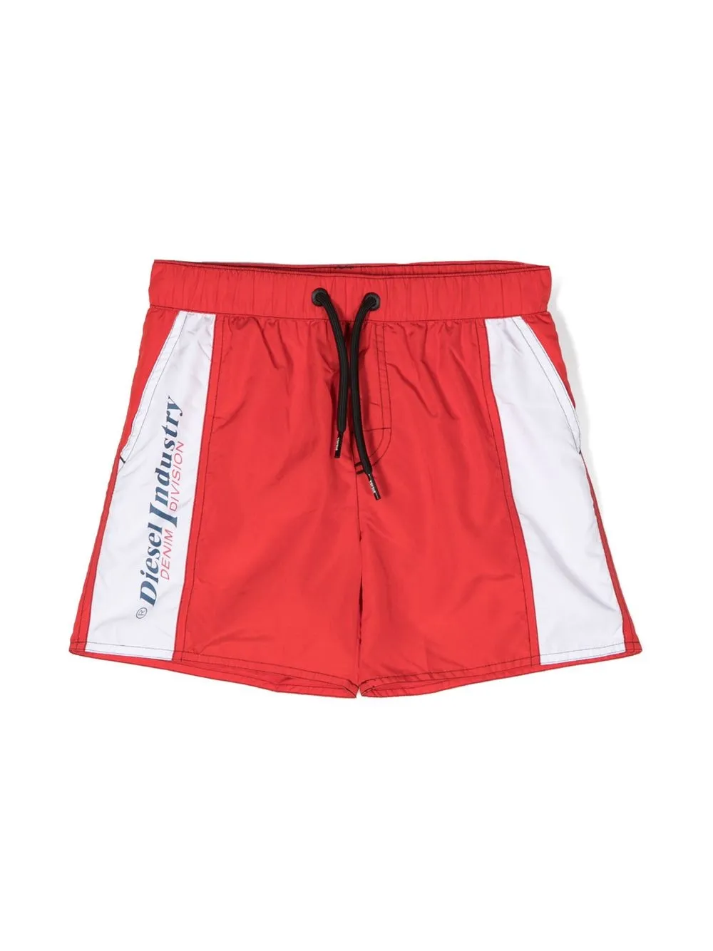 

Diesel Kids logo-print swim shorts - Red